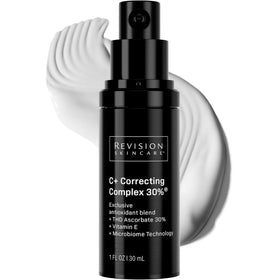 Revision Skincare front bottle view showing sleek packaging and potent formula benefit
