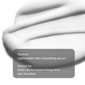 Revision Skincare bottle styled on bathroom shelf suggesting everyday routine integration