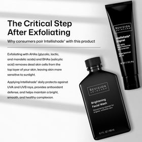Revision Skincare open cap and nozzle showing consistency for controlled dispense