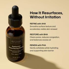 Revision Skincare 1 oz bottle next to coin for size and scale clarity