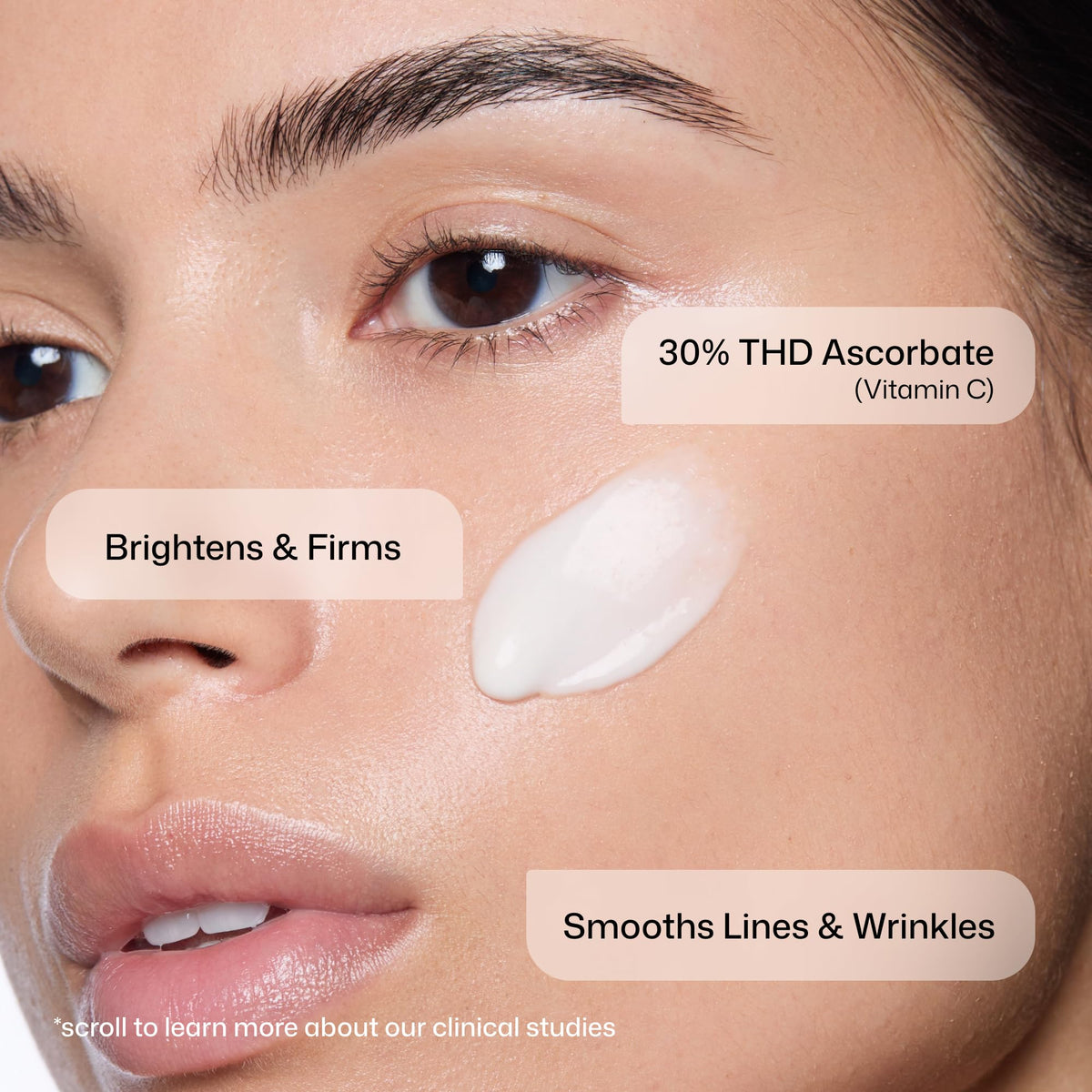 Revision Skincare serum being applied to skin illustrating smooth application benefit