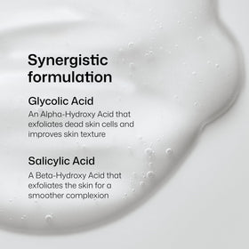 Revision Skincare label ingredient list close-up showing acids and vitamin C