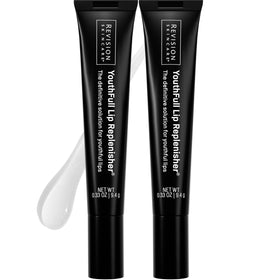 Revision Skincare front packaging showing glossy 2-pack for hydrated, fuller lips