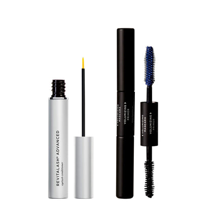 RevitaLash Advanced front packaging showing serum tube and brand for strengthened lashes