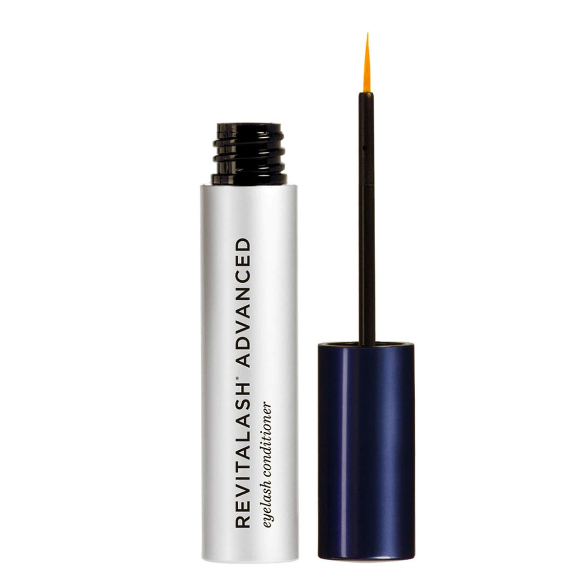RevitaLash front packaging showing tube and branding for polished lashes