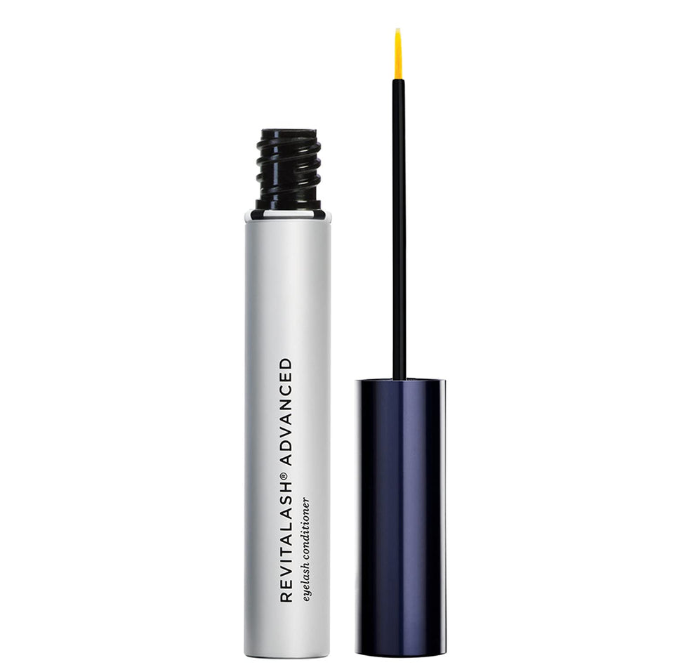 RevitaLash front packaging showing compact 2.0 mL bottle and label benefits