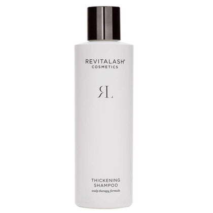 RevitaLash front packaging showing product and benefits for thicker hair