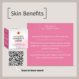 Reviva Labs cream applied under eye illustrating brightening benefit