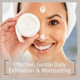 Reviva Labs dispensing crème from pump to show controlled, hygienic application