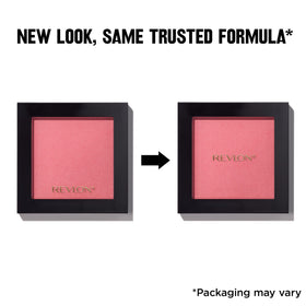 Revlon Apricute swatch on skin showing blendable color payoff and dimension