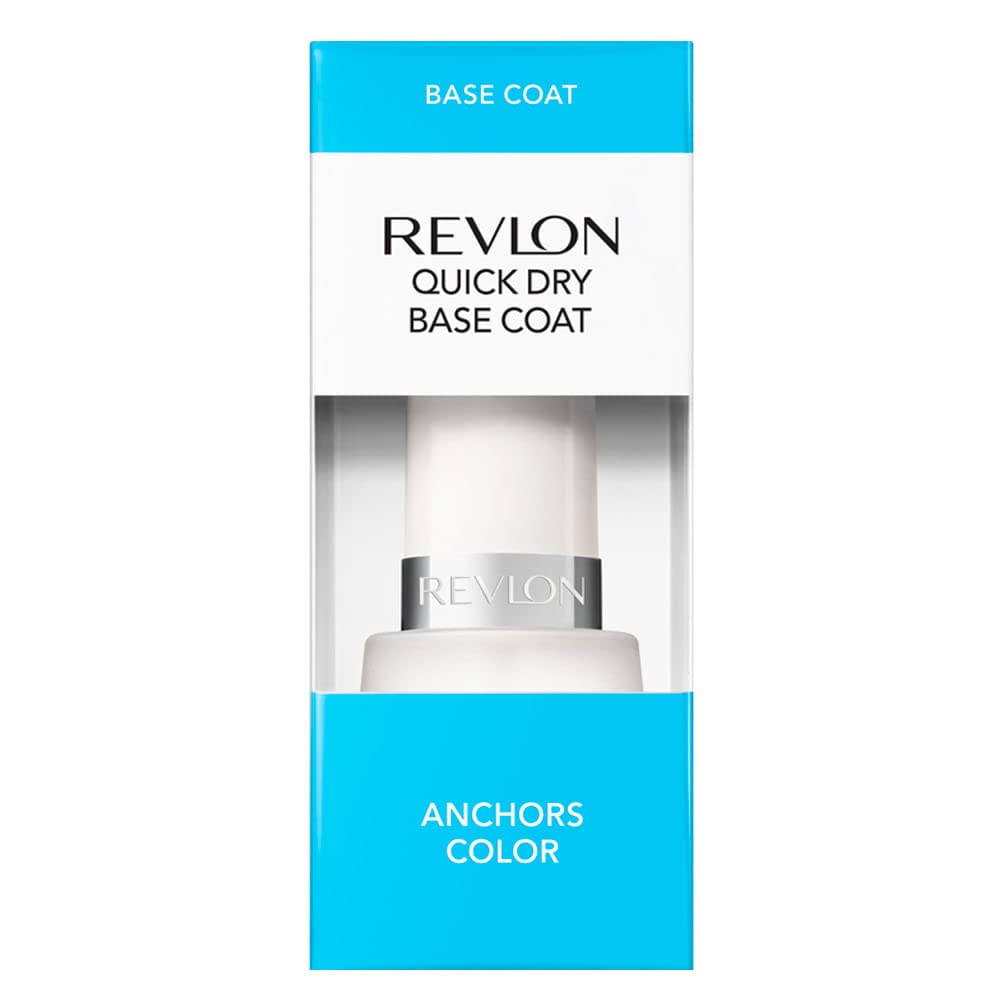 Revlon base coat brush and texture close-up demonstrating smooth glide benefit