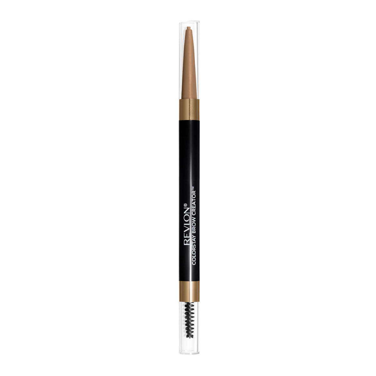 Revlon ColorStay Brow Creator front packaging shows shade 600 Blonde and benefits