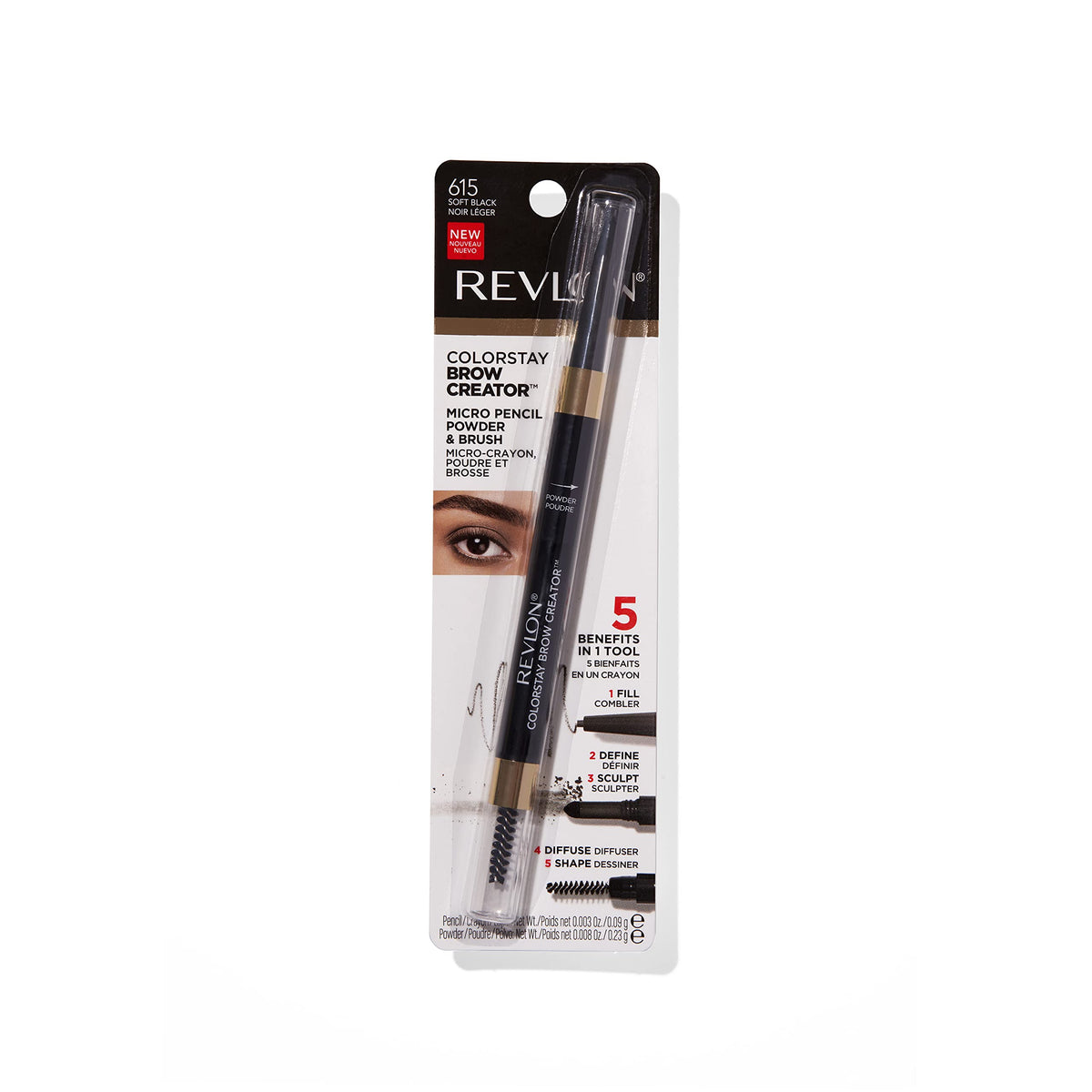 Revlon Brow Creator on model applying brows, natural-looking definition and hold