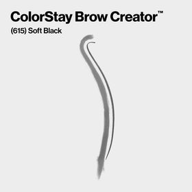 Revlon Brow Creator micro pencil tip closeup, draws fine hair-like strokes for definition