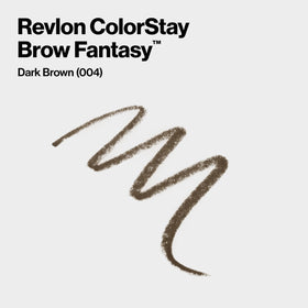 Revlon pencil tip close-up showing powder-soft texture for natural filling