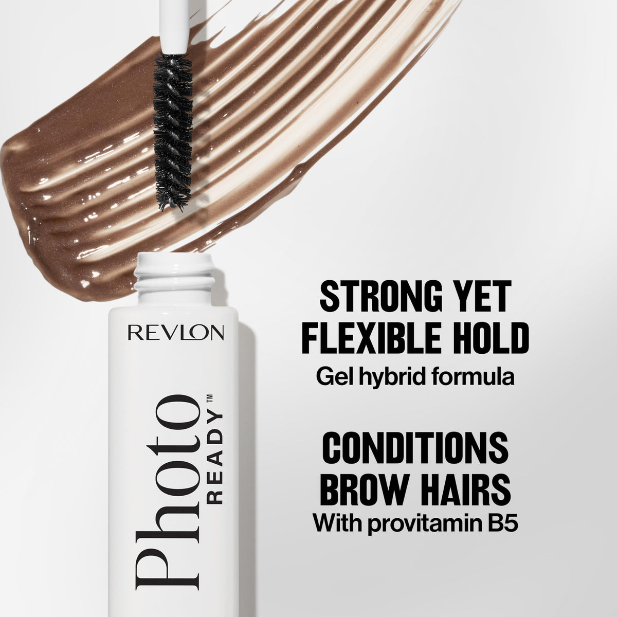 Revlon PhotoReady before and after brows showing fuller-looking results