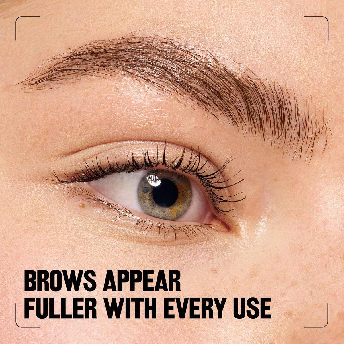 Revlon PhotoReady on model demonstrating natural sculpted brow finish