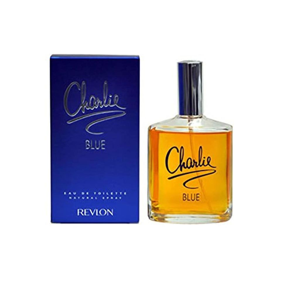 REVLON Charlie Blue front bottle view showing clean packaging and size benefit