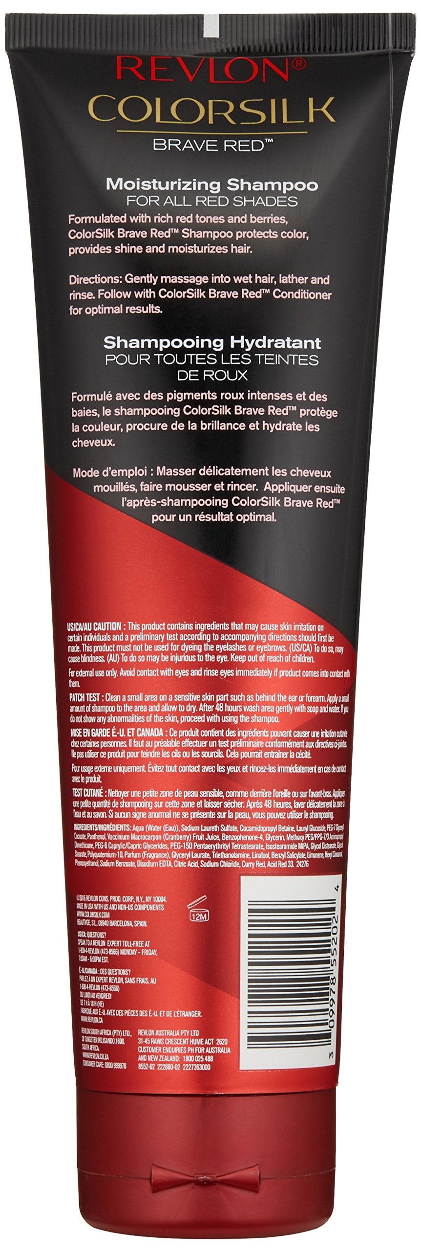 Revlon Colorsilk ingredient blend close-up highlighting antioxidants and shine