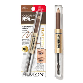 Revlon front packaging showing the dual-ended brow tool and benefits