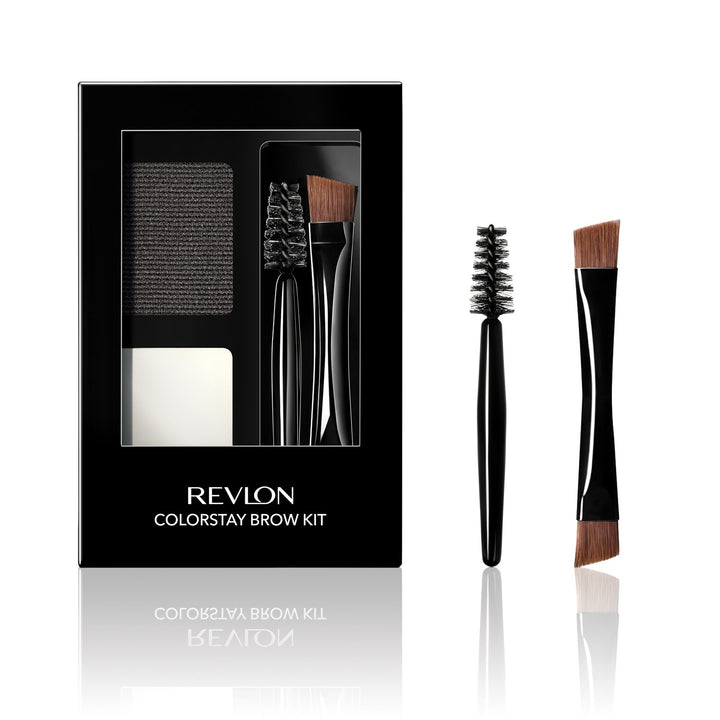 Revlon ColorStay Brow Kit front compact showing powder and pomade for versatile looks