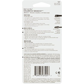 Revlon ColorStay Brow Kit pomade and angled brush detail for precise shaping