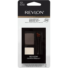 Revlon ColorStay Brow Kit powder close-up revealing texture for blendable application