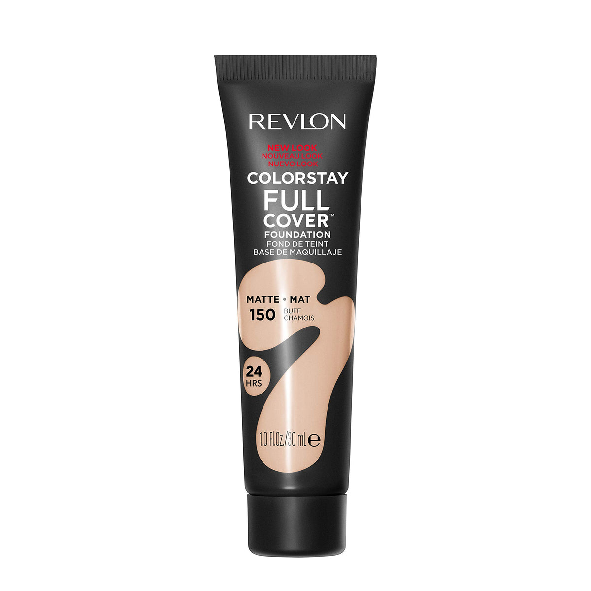 Revlon ColorStay Buff lifestyle model wearing foundation showing natural matte finish