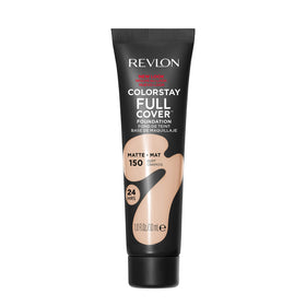 Revlon ColorStay Buff lifestyle model wearing foundation showing natural matte finish