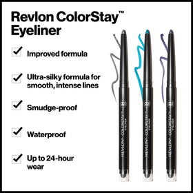 Revlon ColorStay built‑in sharpener detail for on‑the‑go sharpening