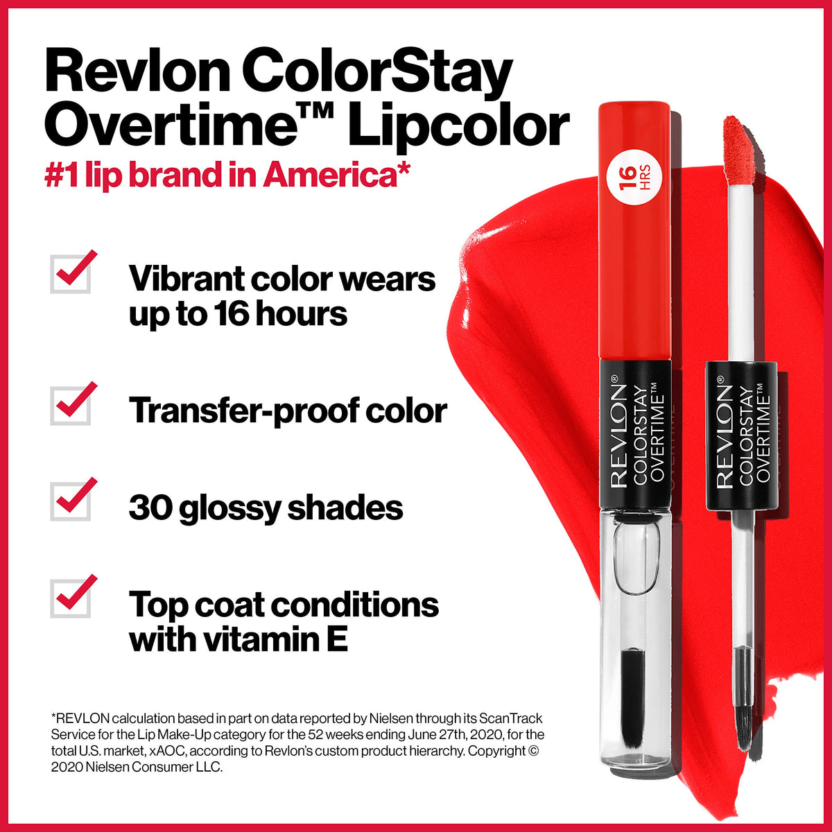 Revlon swatch of Endless Spice on skin — shows true warm-rose pigment