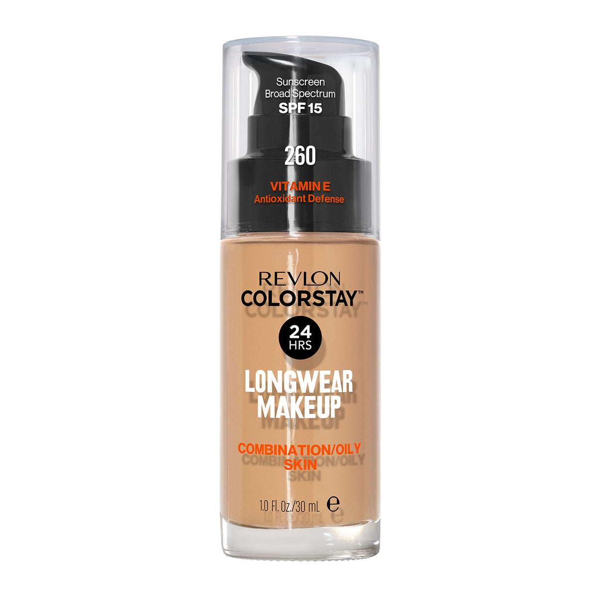 Revlon ColorStay front packaging showing Light Honey shade and benefits