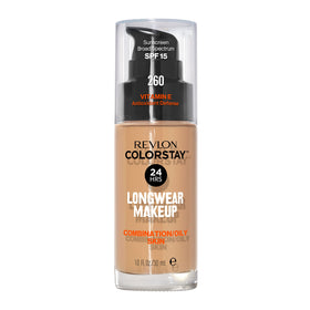 Revlon ColorStay front packaging showing Light Honey shade and benefits