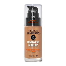 Revlon ColorStay front bottle showing label and matte finish benefit