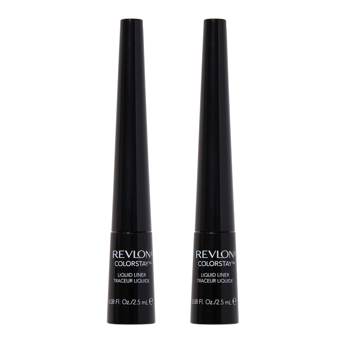 Revlon colorstay front packaging showing twin pack and bold black