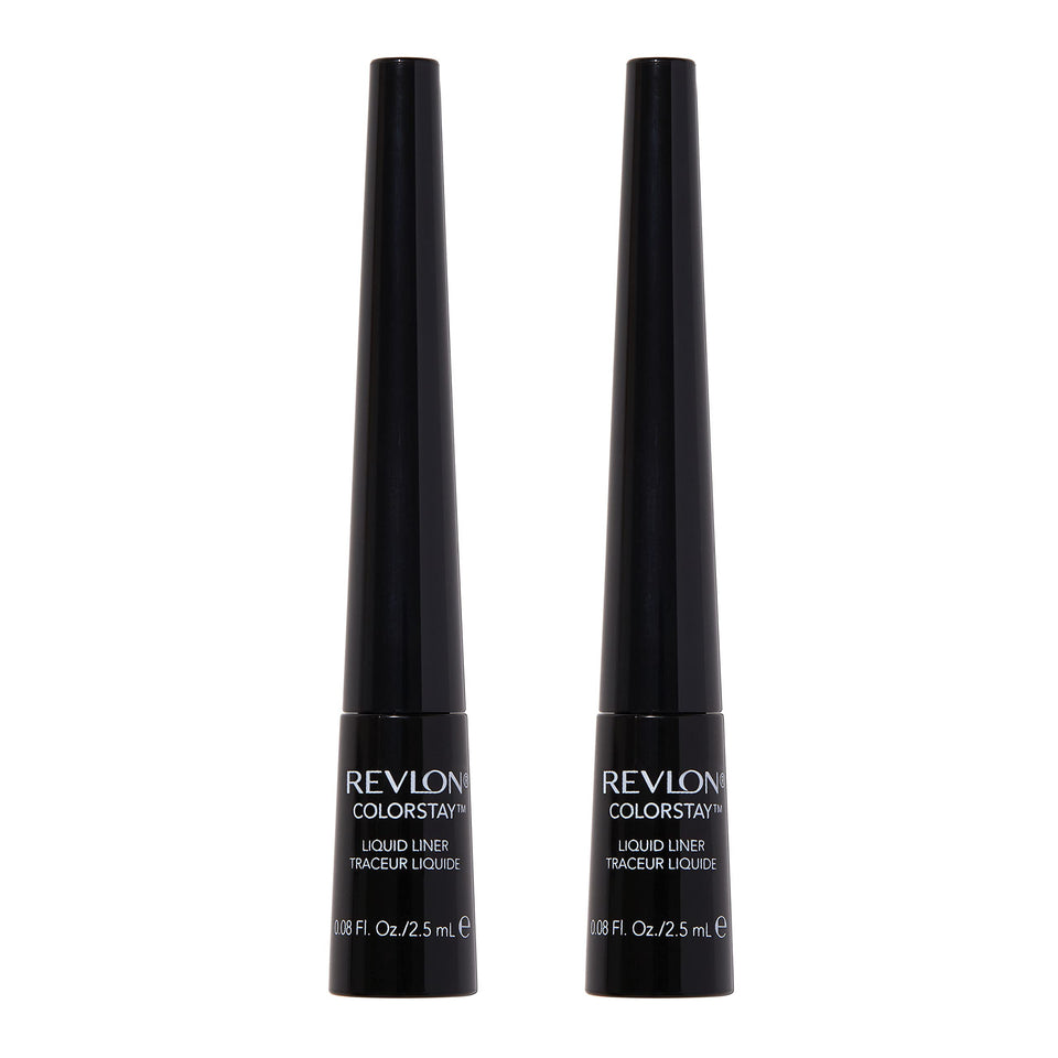Revlon colorstay front packaging showing twin pack and bold black