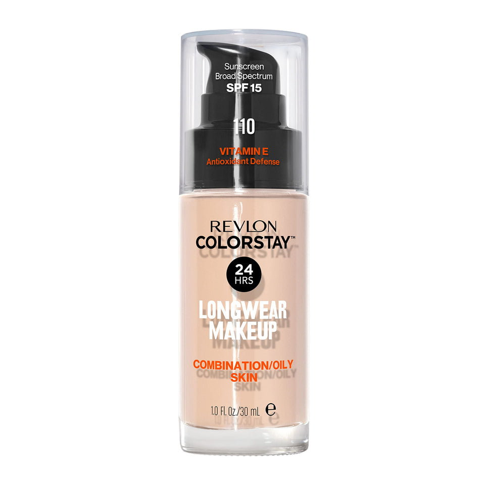 Revlon ColorStay front packaging showing label and SPF 15 benefit