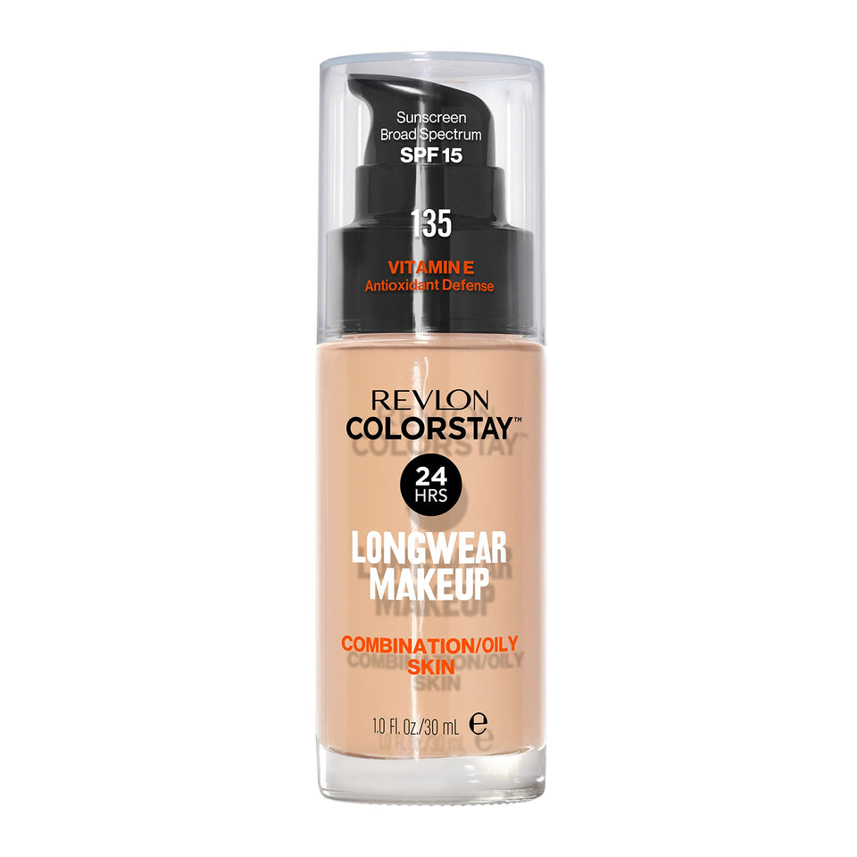 Revlon ColorStay front packaging showing product and shade for easy selection
