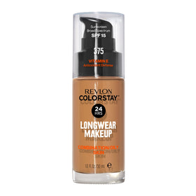 Revlon front packaging shows bottle and label for easy shade identification