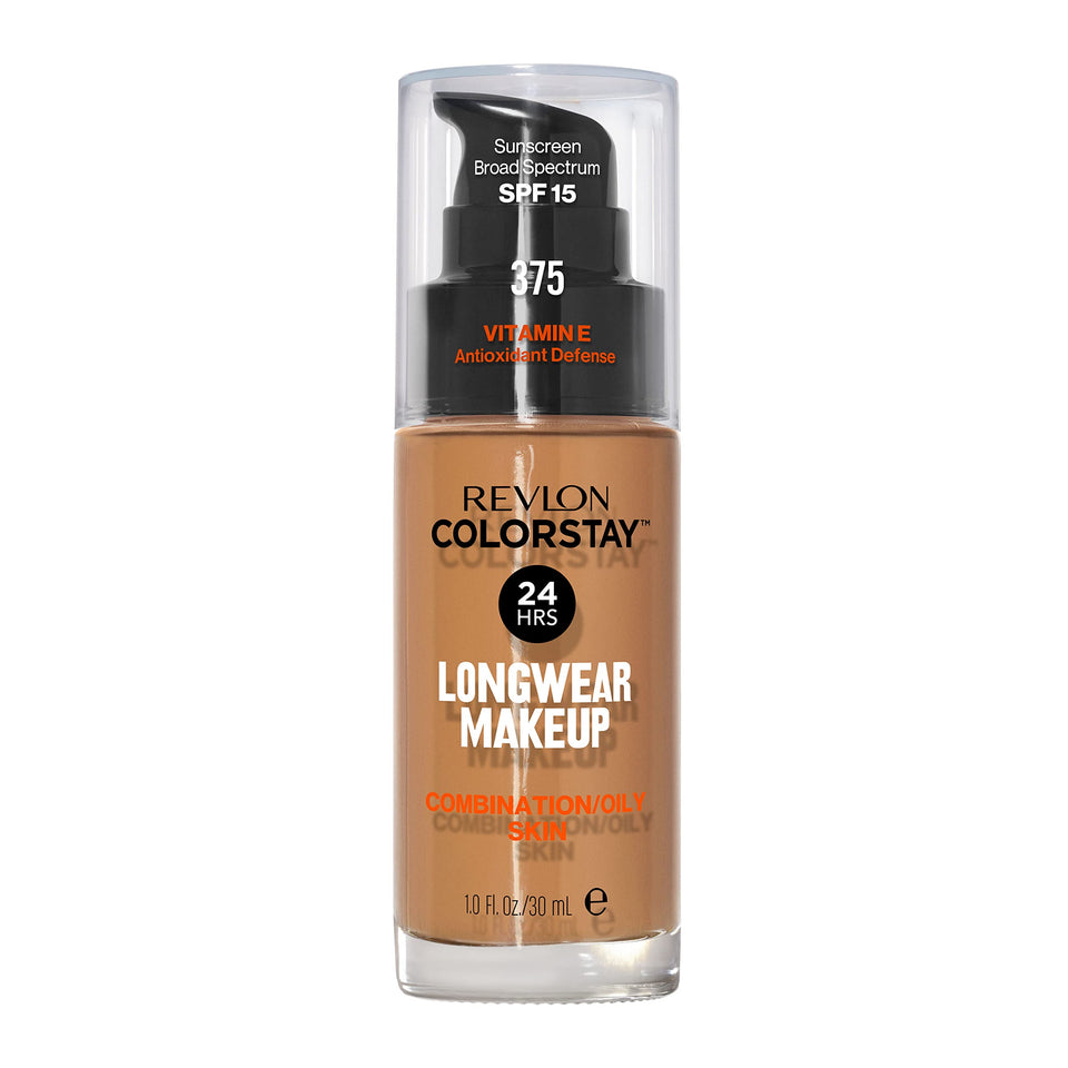 Revlon front packaging shows bottle and label for easy shade identification