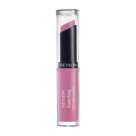 REVLON ColorStay lipstick front view showing bullet and brand, offers precise application