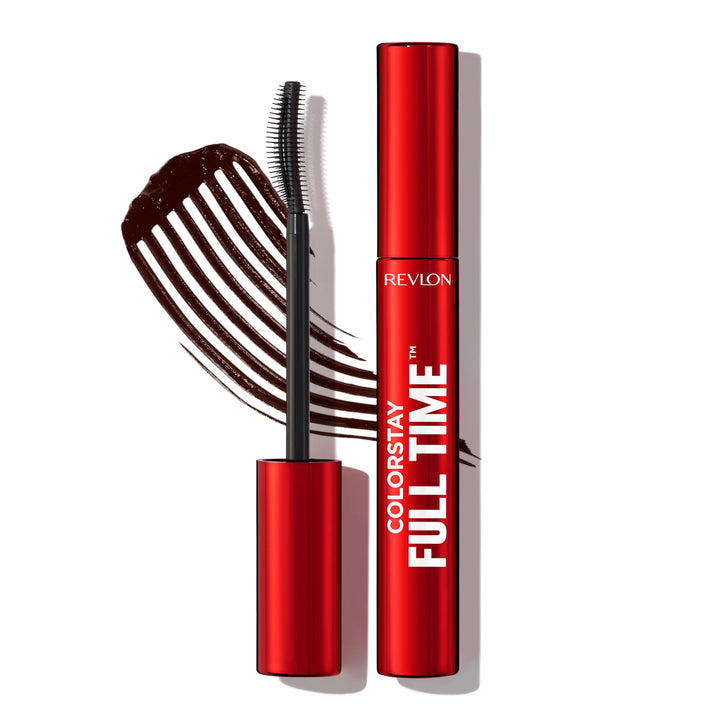 Revlon ColorStay full time mascara front packaging showing compact tube and shade