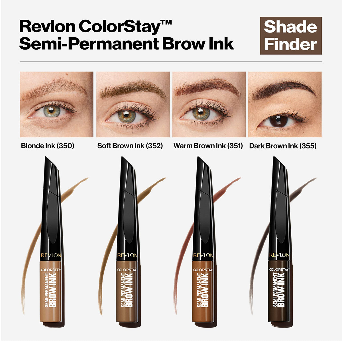 Revlon ColorStay label showing shade and ingredients for informed selection benefit