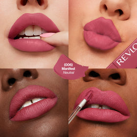 REVLON closeup of patented applicator demonstrating precise, mess-free application