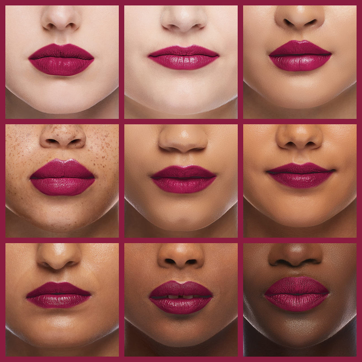 Revlon ColorStay close-up on lips showing satin finish and comfortable wear benefit