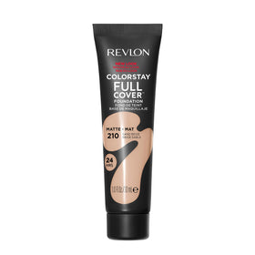 Revlon ColorStay matte finish on cheek detail, natural shine control benefit
