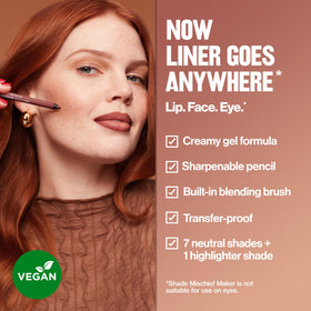 Revlon multi-liner built-in brush detail for easy blending and soft edges