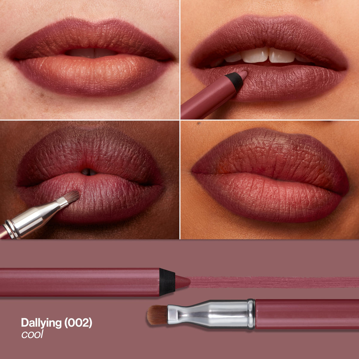 Revlon multi-liner close-up tip demonstrating creamy glide for precise lines