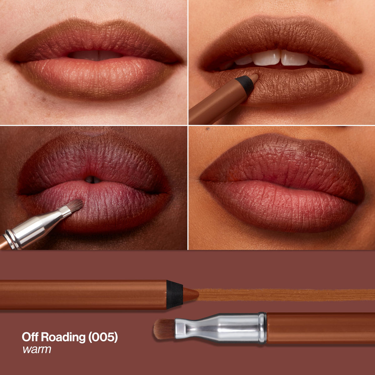 Revlon close-up of Multi-Liner tip demonstrating creamy glide for precise application
