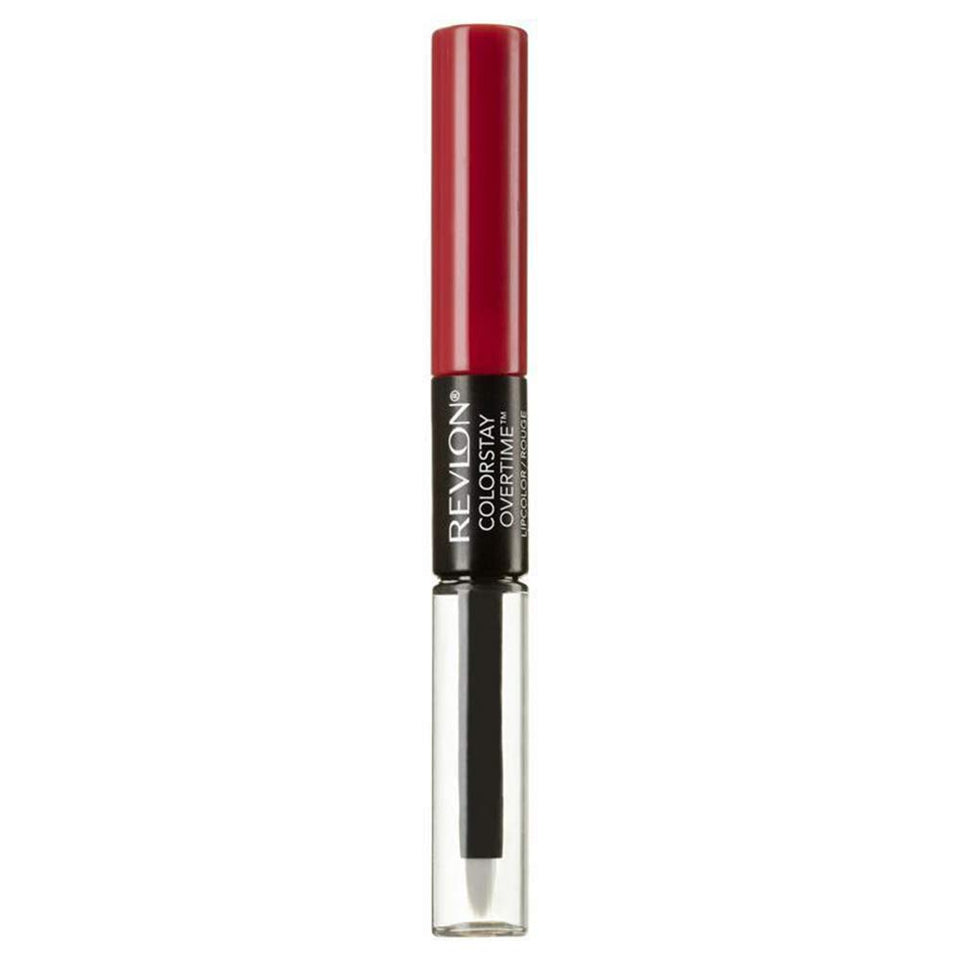 REVLON front packaging showing Forever Scarlett red and travel-ready two-pack